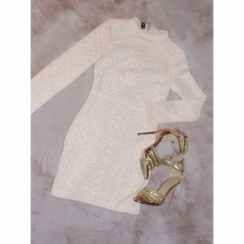 💎Pink Bedazzled Long Sleeve Quilted Pattern💎 - Picture 2 of 4